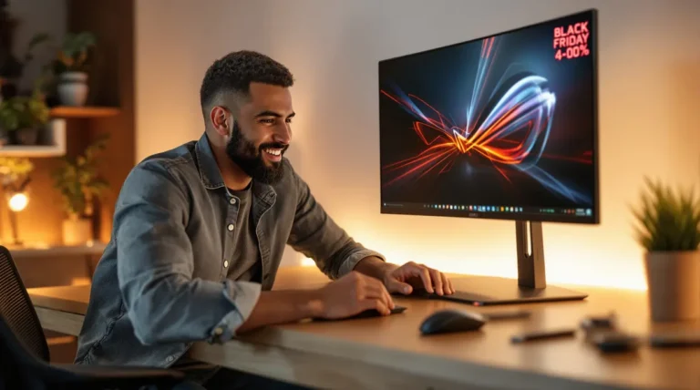 ASUS lance son Black Friday 2025 avec des PC et moniteurs à -40%. Le ROG NUC avec Intel Core Ultra 9 optimisé IA et RTX 5070 est à -300$. L'IA hardware devient abordable.